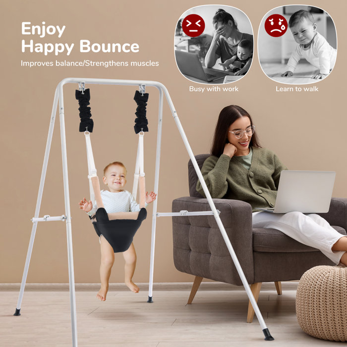 Klo Kick Baby Jumper with Stand, Swing Set for Toddler Wayfair